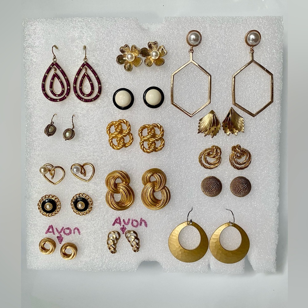 Avon / Avon Style Vintage and Other Earrings.